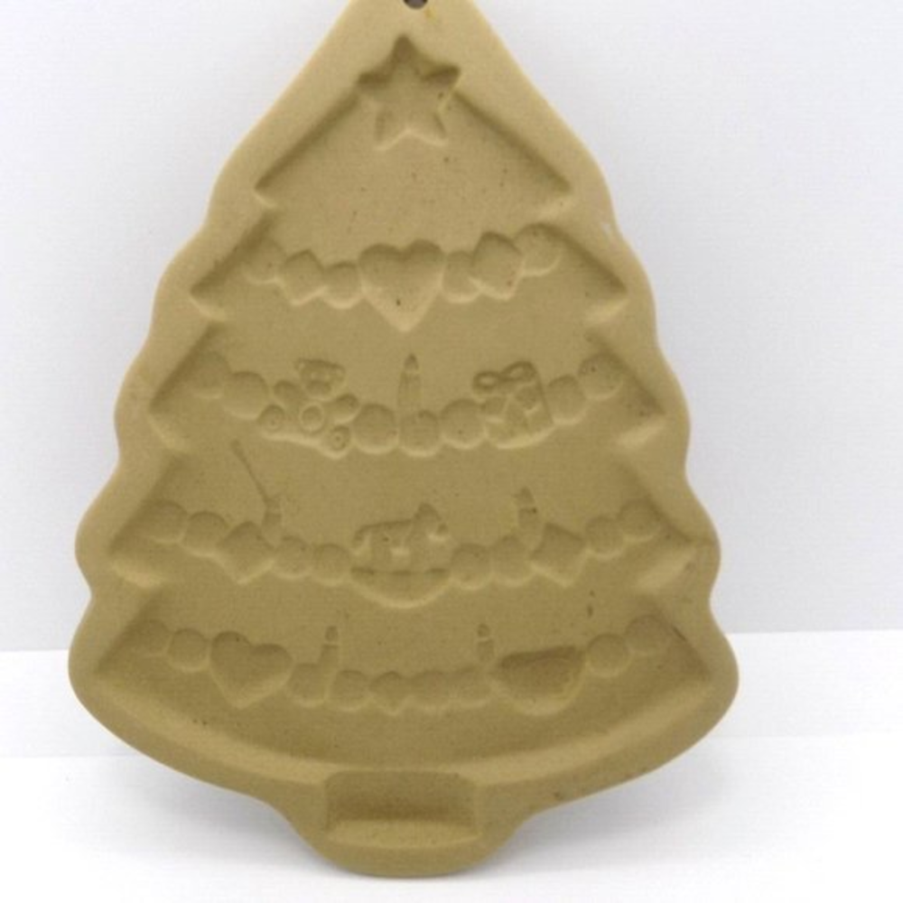 Brown Bag Cookie Art - Christmas Tree Cookie Press Mold‎ - 1986